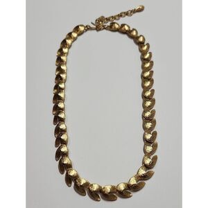 Vintage Monet Necklace Gold Tone